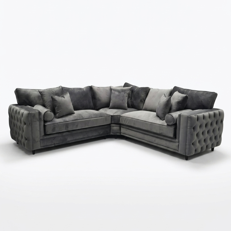 Mayfair Chesterfield Corner Sofa – view 4