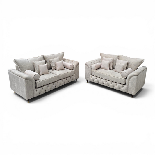 Malibu Chesterfield 3+2 Sofa Set – view 2