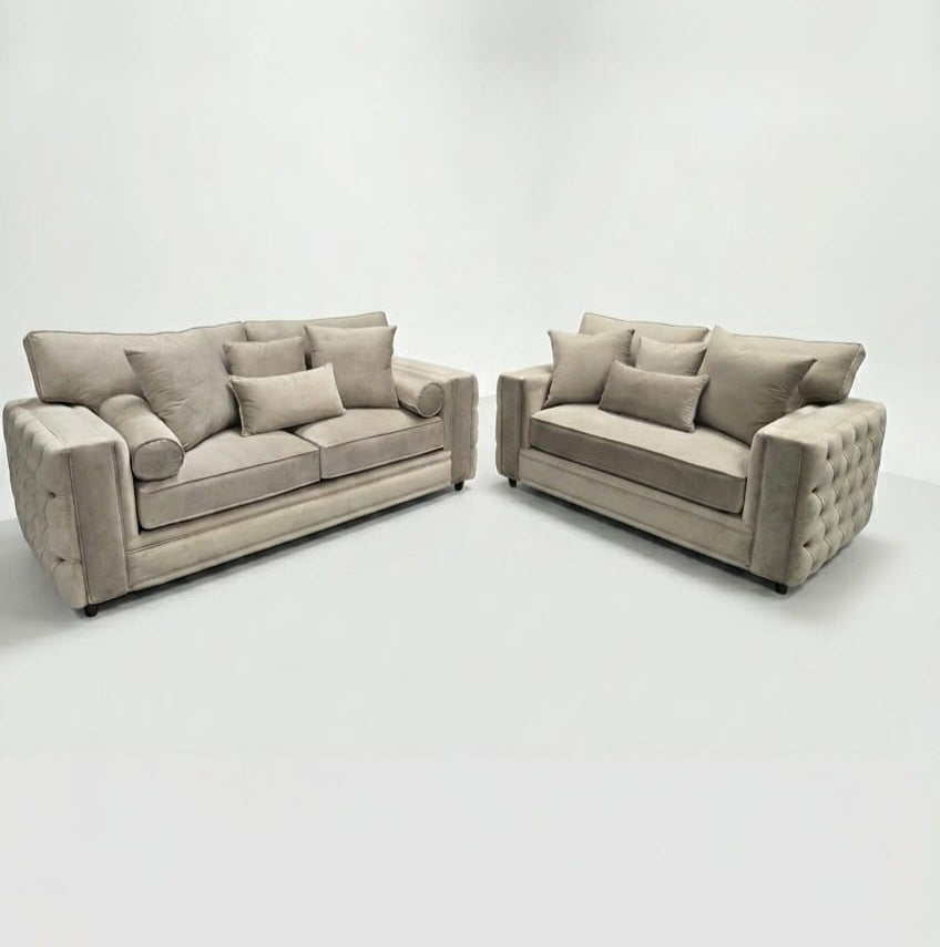 Mayfair Chesterfield 3+2 Sofa Set – handmade in Britain by Simple Living UK