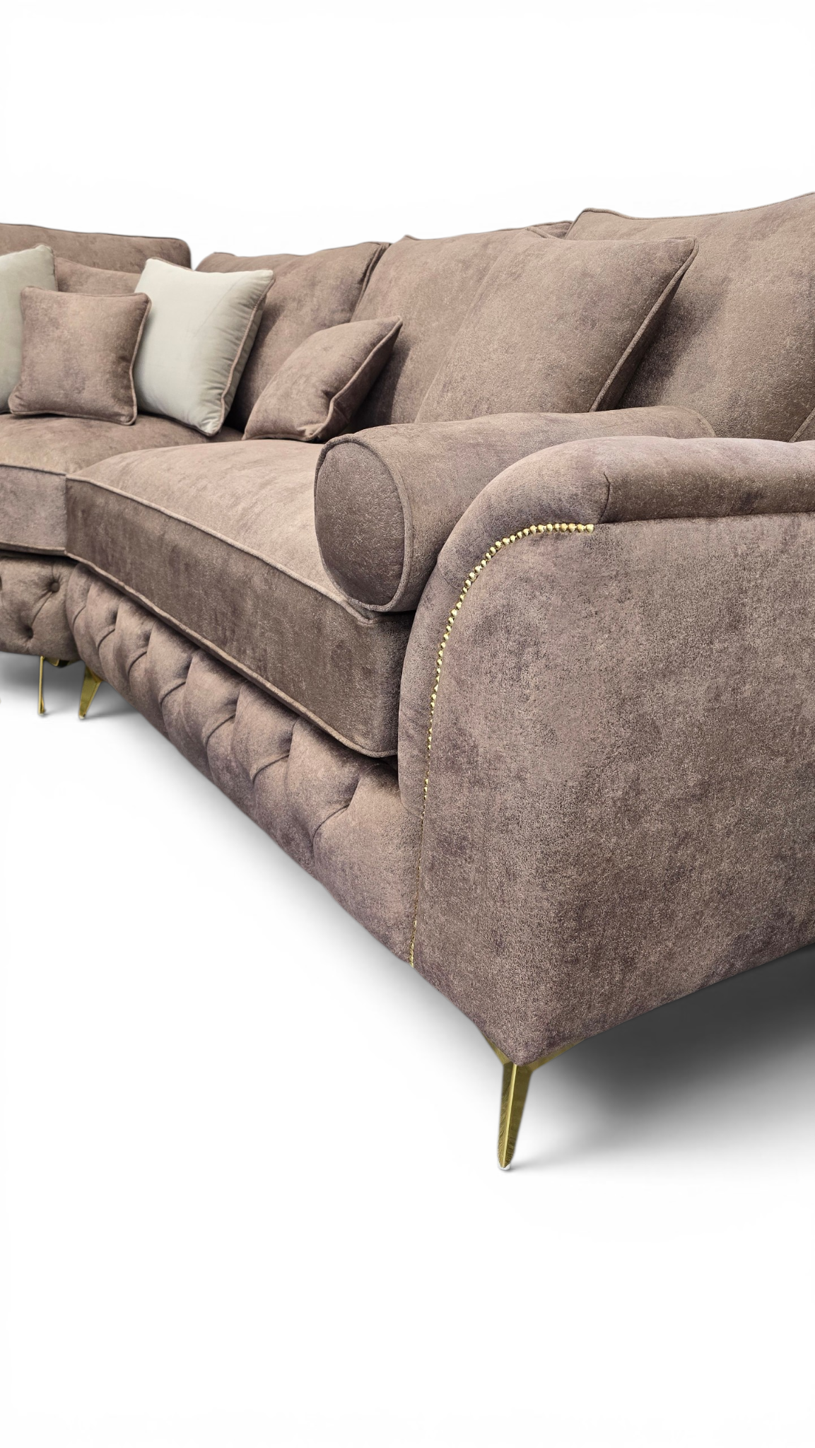 Malibu Chesterfield Corner Sofa – view 2