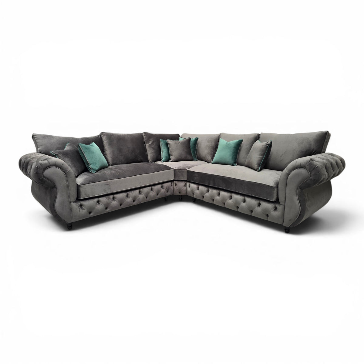 Rio Chesterfield Corner Sofa – handmade in Britain by Simple Living UK